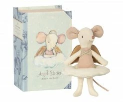 Maileg Angel Mouse In Book