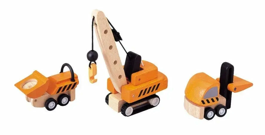Plan Toys Wooden Construction Vehicles 4 Plan Toys Wooden Construction Vehicles
