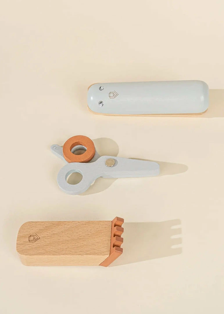 Coco Village Wooden Hair Dresser Set *New* 6 Coco Village Wooden Hair Dresser Set *New*