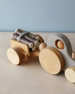 Friendly Toys *New* Handmade Wooden Tractor 9 Friendly Toys *New* Handmade Wooden Tractor