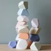 Rock Blocks | 16-Piece Stacking Wooden Rocks 1 Rock Blocks | 16-Piece Stacking Wooden Rocks