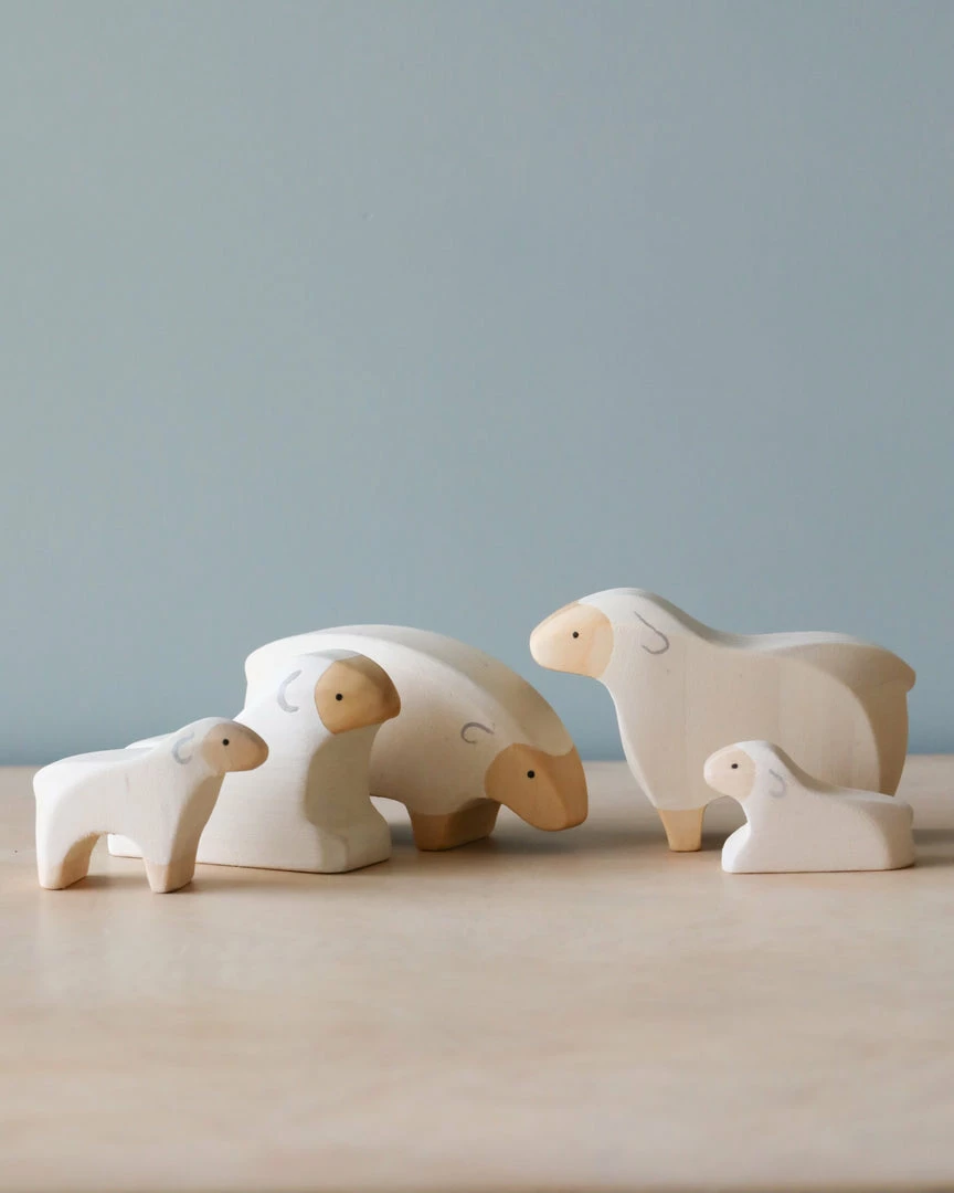 *New* Brin D'Ours | Handmade Wooden Sheep 3 *New* Brin D'Ours | Handmade Wooden Sheep