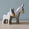 *New* Brin D'Ours | Handmade Wooden Donkey 1 *New* Brin D'Ours | Handmade Wooden Donkey