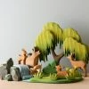 Odin Parker *New* 16-Piece Waterfall Scene With Deer