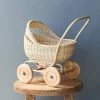 Poppie Toys Rattan Doll Pram Stroller *New* 1 Poppie Toys Rattan Doll Pram Stroller *New*