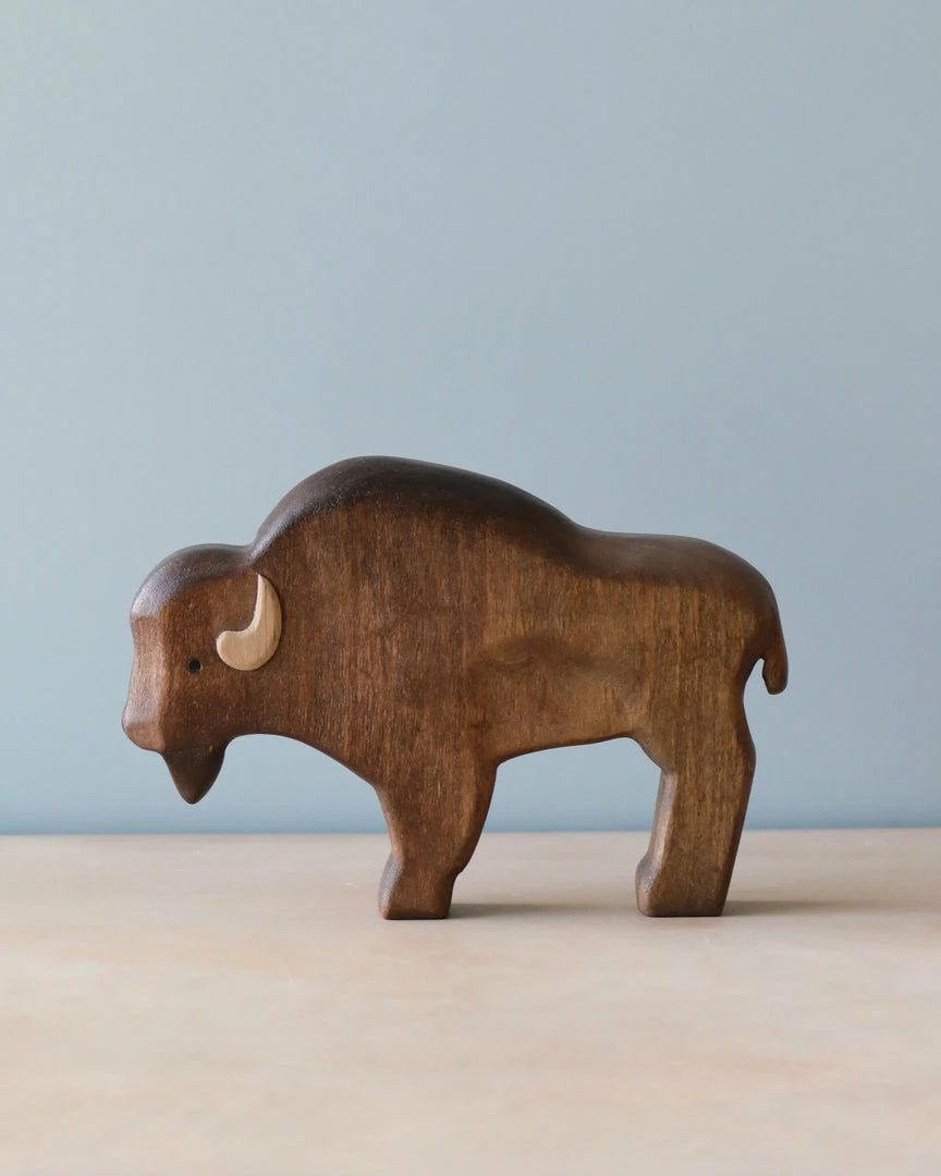 Forest Melody Handmade Wooden Bison *New* 3 Forest Melody Handmade Wooden Bison *New*