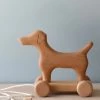 Outlet Handmade Wooden Dog Pull Toy Wooden Animals 1 Outlet Handmade Wooden Dog Pull Toy Wooden Animals