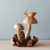 Odin Parker *New* Handmade Wooden Mushrooms With Snail 1 Odin Parker *New* Handmade Wooden Mushrooms With Snail
