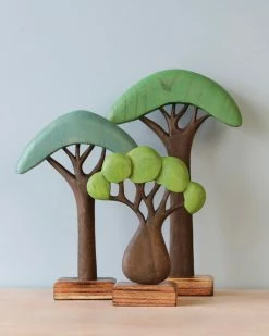 Papoose *New* Wooden African Trees