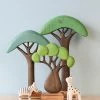 Papoose *New* Wooden African Trees
