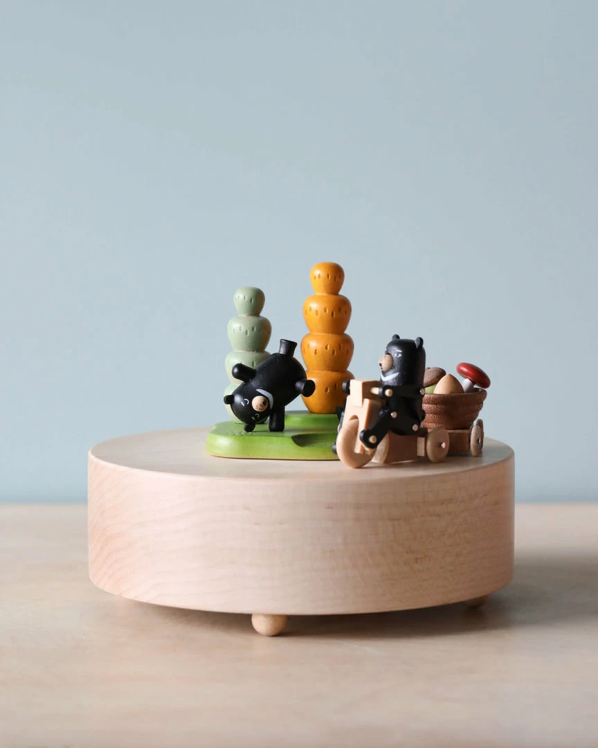 Wooderful Life Wooden Bear Music Box *New* 3 Wooderful Life Wooden Bear Music Box *New*