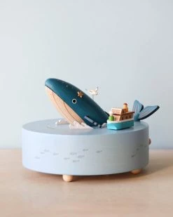 Wooderful Life *New* Pre-order: Wooden Whale Music Box (ships End Of July)