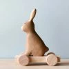 Odin Parker Exclusive *New* Handmade Wooden Bunny Push Toy With Built-In Magnets