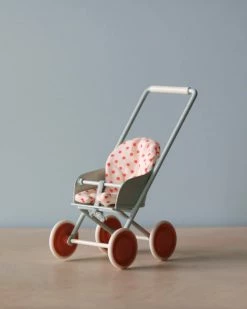 *New* Maileg Stroller, Micro - Sky Blue