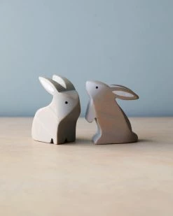 Brin D'Ours | Handmade Wooden Bunnies (Set Of Two) *New*