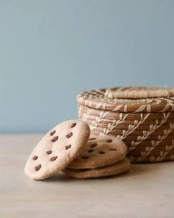 Odin Parker *New* Handmade Basket Of Cookies
