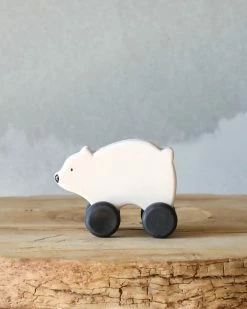Sabo Concept Wooden Bear Push Toy