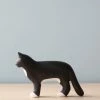 Forest Melody Handmade Wooden Black Cat *New*
