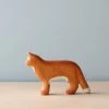 Forest Melody Handmade Wooden Brown Cat *New*