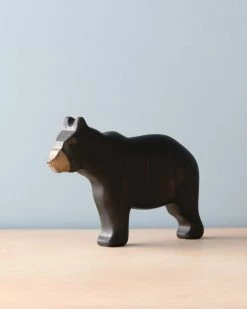 Forest Melody *New* Handmade Wooden Black Bear Family