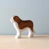 Forest Melody *New* Handmade Wooden St. Bernard Dog