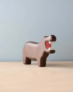 Forest Melody *New* Handmade Wooden Hippo