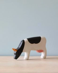 Forest Melody Handmade Wooden Cow