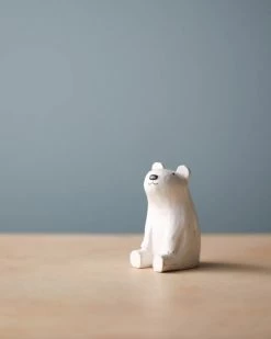 Pole Pole *New* Wooden Polar Bear Family