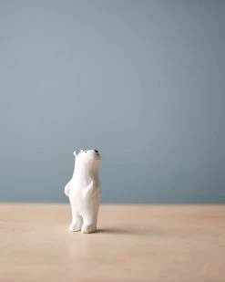 Pole Pole *New* Wooden Polar Bear Family