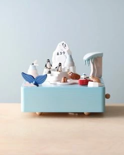 Wooderful Life Wooden Antartica Music Box