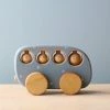 Friendly Toys Handmade Wooden Bus Toy *New* 2 Friendly Toys Handmade Wooden Bus Toy *New*
