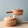 Tateplota Handmade Wooden Pot & Pan *New*