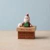 Wooderful Life Mini Santa Music Box *New* 2 Wooderful Life Mini Santa Music Box *New*