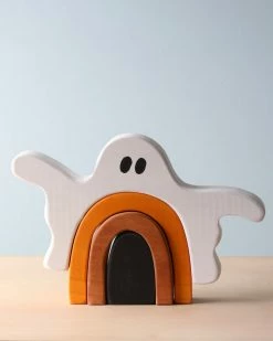 Sensoryplay *New* Handmade Wooden Ghost Stacker