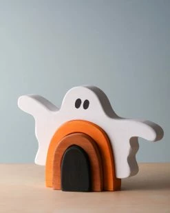 Sensoryplay *New* Handmade Wooden Ghost Stacker