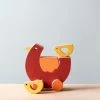 Animi *New* Handmade Wooden Chicken Push Toy 1 Animi *New* Handmade Wooden Chicken Push Toy