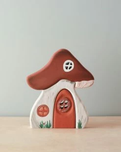 Odin Parker Wooden Mushroom House