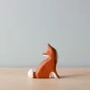 Forest Melody Handmade Wooden Fox *New*