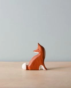 Forest Melody Handmade Wooden Fox *New*