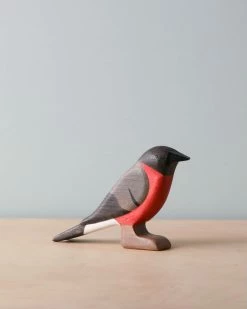Forest Melody Handmade Wooden Bullfinch Bird