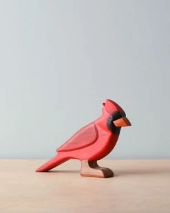 Forest Melody Handmade Wooden Cardinal Bird *New*