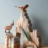 Bumbu Toys Handmade Wooden Mountain Cliff Scene