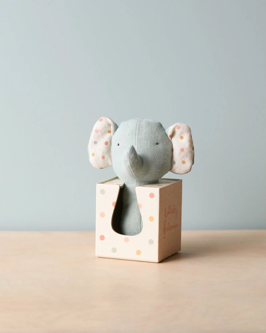 *New* Maileg Lullaby Friend Rattles, Elephant 3 *New* Maileg Lullaby Friend Rattles, Elephant