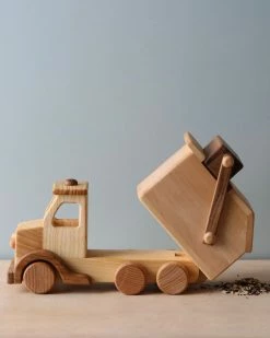 Odin Parker Handmade Wooden Garbage Truck *New*