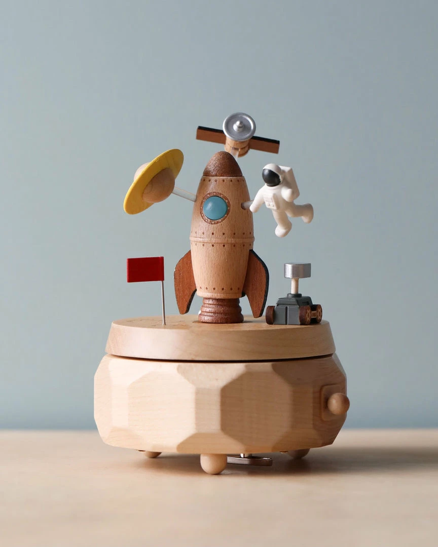 Wooderful Life Pre-order: Wooden Spaceship Music Box (ships End Of July) 3 Wooderful Life Pre-order: Wooden Spaceship Music Box (ships End Of July)