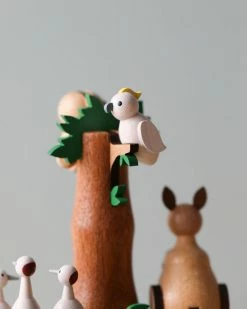 Wooderful Life Wooden Australian Safari Park Music Box *New*