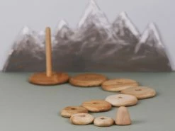 Tateplota Handmade Wooden Pyramid Stacker *New*