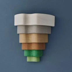 *New* Raduga Grez Handmade Wooden Mountain Stacker