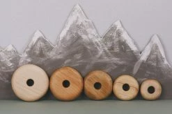 Tateplota Handmade Wooden Pyramid Stacker *New*