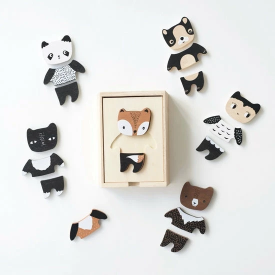 Wee Gallery *New* Mix & Match Animal Tiles 5 Wee Gallery *New* Mix & Match Animal Tiles